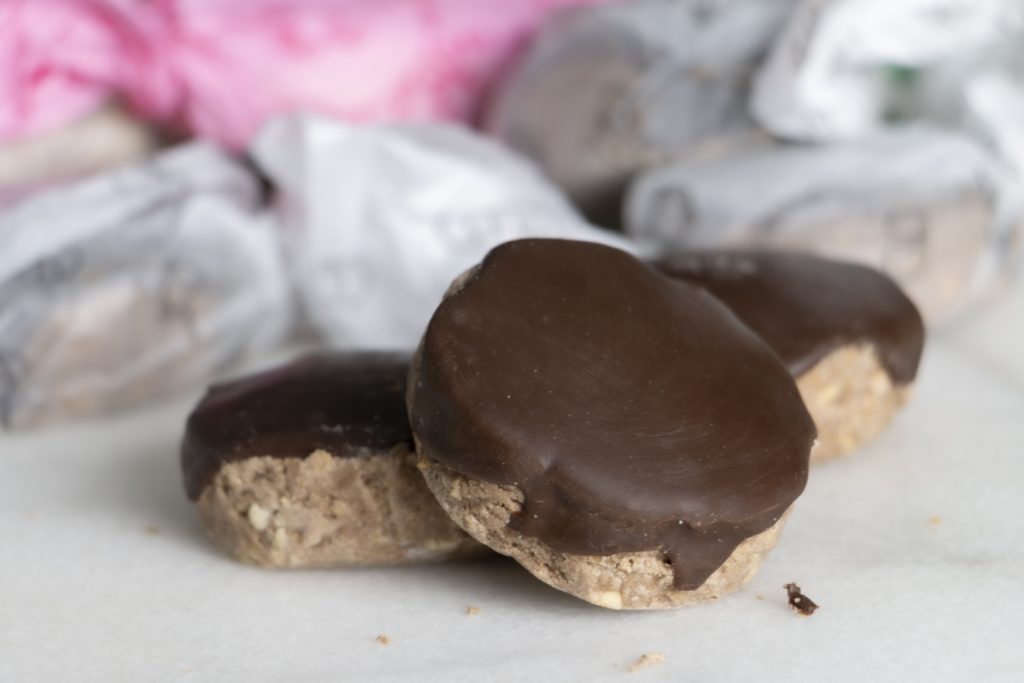 autenticos polvorones con chocolate